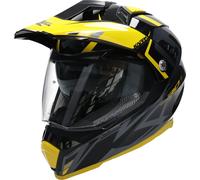 Casque enduro KAPPA KV-30 EVO GRAYER noir mat-titane-jaune S