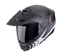 Casque Enduro Modulaire SCORPION ADX-2 LEWIS Noir Mat Argent
