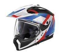 Casque Enduro Nolan N70-2 X 06 Skyfall (Noir/Bleu/Blanc/Rouge) Taille: S (55)