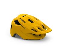 Casque Enduro Shelter Brûlé Jaune Mat MET Trail Tout Terrain