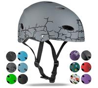 Casque Enfant Apollo - casque réglable pour trottinette, vélo, skate - Cracked S/M L/XL