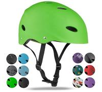 Casque Enfant Apollo - casque réglable pour trottinette, vélo, skate - Green L/XL L/XL