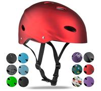 Casque Enfant Apollo - casque réglable pour trottinette, vélo, skate - Liquid Red L/XL L/XL