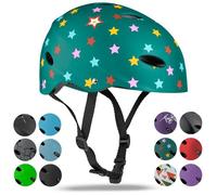 Casque Enfant Apollo - casque réglable pour trottinette, vélo, skate - Stars S/M S/M