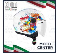 Cgm 261g Mini Comics Junior Open Face Helmet Clair L Enfants