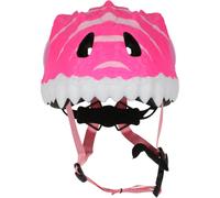 Casque enfant Crazy Safety Dino Rose M (54/59 cm)