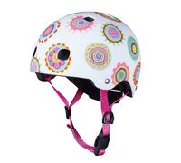 Casque Vlo Et Trottinette Doodle Dots Boucle Magntique Lumire Led Intgre Taille S
