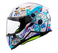 casque enfant ls2 ff812 next level - blanc M