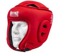 Casque de Boxe Compétition Metal Boxe (MB470) Rouge Junior