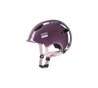 uvex OYO - Casque de Vélo Léger pour Enfants - Réglage de la Taille Individuel - à Compléter avec Un Éclairage LED - Plum - Dust Rose - 45-50 cm