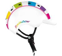 Casque enfant vélo et ski Rainbow Mini 2 Casco ( Blanc, arc-en-ciel / S )