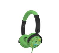 Casque enfant WeKids - WE - DINO - Vert - Limité à 85dB - Double prise jack