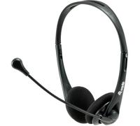 Equip Casque 245305 – Filaire arceau USB Type-A pour bureau/centre d'appels, micro, Noir