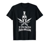 Casque et épée de Sparte - Si Vis Pacem Para Bellum T-Shirt