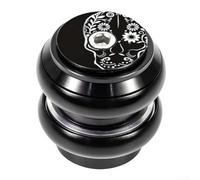 Casque externe en alliage d'aluminium avec double roulement pour VTT supportant une rotation fluide de la fourche (34-34 mm)