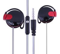 Casque filaire à clip - Écouteurs supra-auriculaires de sport, clip audio de 3,5 mm | Design à clip sécurisé avec son isolant du bruit, écouteurs filaires confortables pour la course à pied