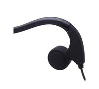 Casque Filaire à Conduction Osseuse avec Microphone Antibruit, Connecteur 3,5 mm, Résistant à la Transpiration