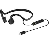 Casque Filaire à Conduction Osseuse Type-c étanche Sports De Plein Air, Casque à Oreille Ouverte Réduction du Bruit avec Micro pour La Marche Randonnée Course à Pied