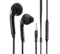 Casque filaire à prise 3,5 mm Casque antibruit standard avec micro Casque de téléphone intra-auriculaire stéréo sport