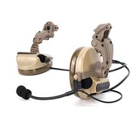 Casque Filaire Airsoft Rabattable Avec Micro | Casque De Jeu Pivotant À 360° À Double Usage Avec Support For Bandeau Et Casque