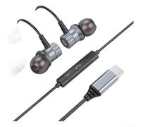 Casque filaire avec chambre acoustique en métal avec micro pour une expérience audio immersive et une amélioration des basses puissantes (B)