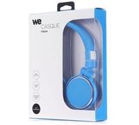 Casque filaire avec micro WE - Bleu