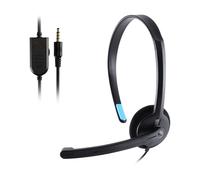 Casque filaire avec Service de micro pour Center d'appel, oreillette, Interphone vocal, opérateur téléphonique, suppression du bruit