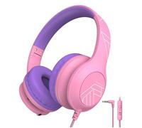 Casque filaire enfant PowerLocus PLED - Limitation volume 85 dB (option 94 dB) - Pliable - Rose/Violet