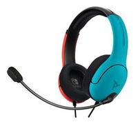 Casque Filaire Gaming PDP Airlite bleu et rouge pour Nintendo Switch E