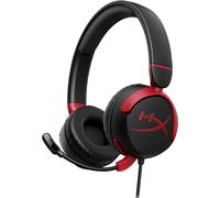 Casque filaire HyperX Cloud Mini avec microphone, minijack 3,5 mm, noir-rouge