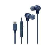 JVC Casque filaire HA-FR29UC - USB Type-C, Hi-Res, Microphone, IPX2 - Bleu