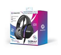 Casque Gaming Filaire Oniverse Nebula LED pour PS5 PS4 Switch Xbox PC Mac - Noir