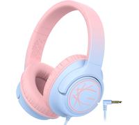 Casque Filaire Pour Enfants - Limite De Volume De 85 Dba, Son Stéréo Pliable Et Réglable Au-Dessus De L'Oreille, Prise Jack 3,5 Mm Pour Garçons Et Filles - Casque Pour École/Voyage[ECO5241275]
