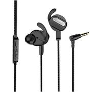 Casque filaire pour PS4 PUBG Gaming Headset Gamer Casque stéréo avec double microphone Earbuds noir