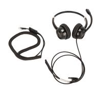Casque filaire professionnel pour une communication téléphonique fixe fluide, offrant une communication claire, une protection auditive et une