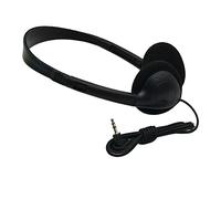 Casque filaire stéréo avec microphone antibruit, casque de jeu filaire pour ordinateur/PC/ordinateur portable/téléphone portable, prise audio 3,5 mm, noir