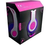 Gioteck Casque gaming TX30 filaire, micro antibruit, contrôle du volume, jack 3,5 mm, Rose