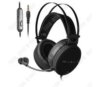 Casque filaire TD® avec micro pour jeu d'ordinateur - TECH DISCOUNT