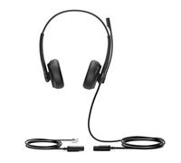 Casque filaire Yealink YHS34 Dual, binaural, RJ9 avec câble QD, micro antibruit, son large bande