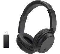 Casque Fm Sans Fil Supra-Auriculaire, Casque Bluetooth Pour Regarder La Télévision Et L'Ordinateur, Sans Latence Audio, Basses Profondes, Casque Léger Stéréo Pour Adolescents Et Pe[J1110]