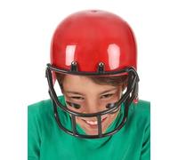Casque footballeur américain rouge enfant - Rouge - Taille Unique
