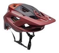 Casque vtt fox speedframe rs paranoid orange marron