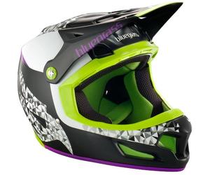 Casque freeride BLUEGRASS BRAVE noir-violet-vert L 58-60cm