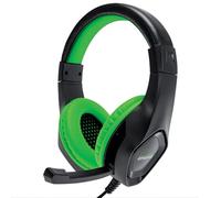 Casque gamer AMSTRAD AMS-H888 GREEN 40mm Power Bass