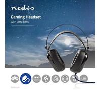 Casque Gamer Arceau Nedis® Basses Puissantes Voyant LED Connecteurs USB et 3,5 mm