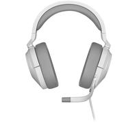 Corsair Casque gaming HS55 STEREO – micro-casque filaire jack 3,5 mm – Blanc