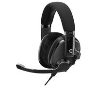 Epos H3 Hybrid - Casque Bluetooth pour Jeux Vidéo - Câble pour Console & PC USB-A 3.5 mm - Double Micro - Casque Audio Léger et Réglable - Batterie Résistante - Noir