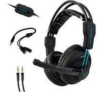 Medion Casque gamer ERAZER MD 88640 - Filaire PC/console - Noir/Bleu