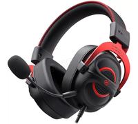 Casque Gamer filaire Havit Fuxi H2002E Pro (Noir/Rouge)