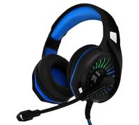Casque Gamer Filaire Jack 3.5mm avec Micro Réglable Lumière RGB GM6020 LinQ Noir